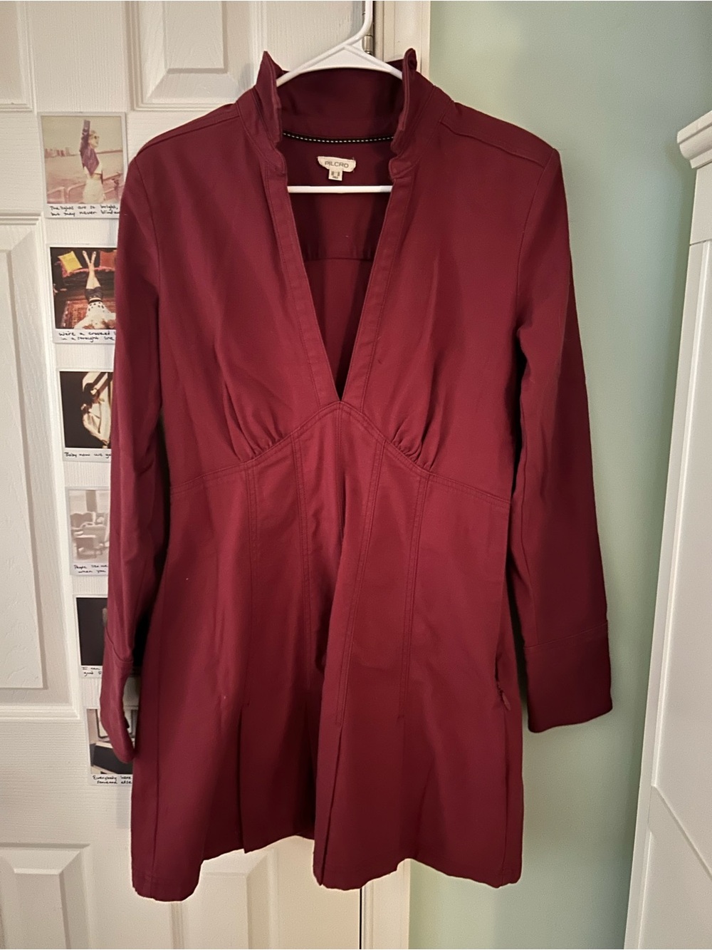 Pilcro Deep Red Coat Dress